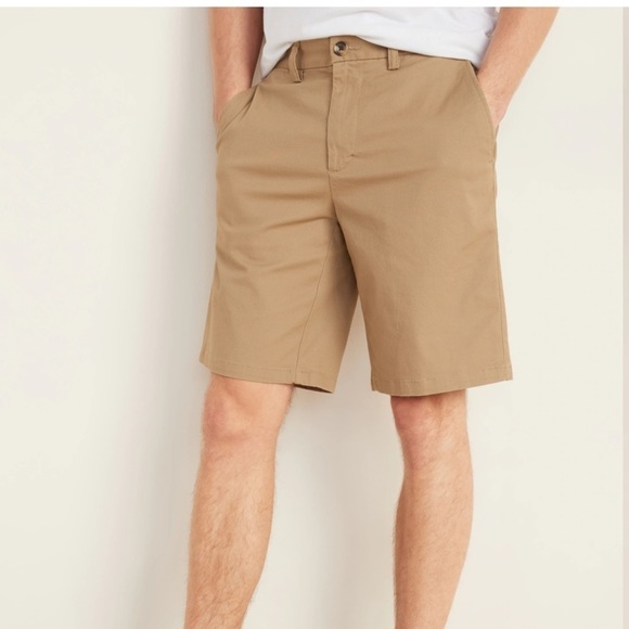 SLIM Ultimate Khaki Shorts 10 inches Inseam Brasswood Brown Size 40 - Picture 1 of 2